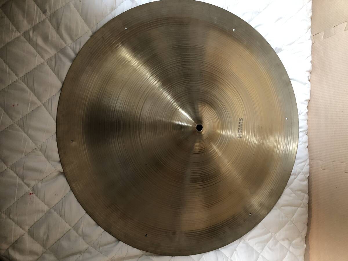 A Zildjian 20 inch SWISH cymbal 1960s