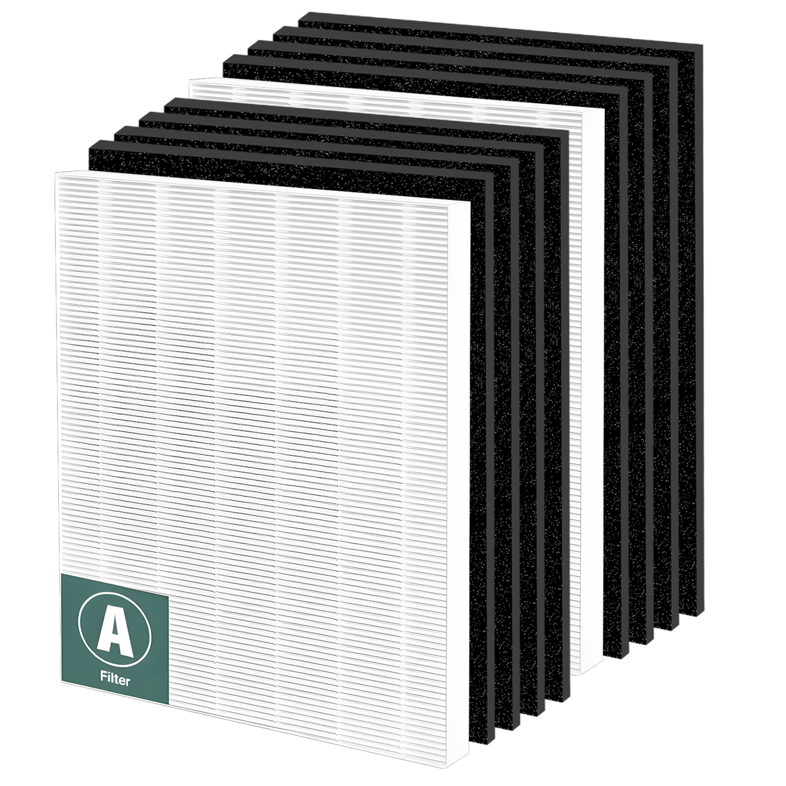 [2+8 Pack] 115115 Replacement Filter A  for Winix PlasmaWave C535, 5300