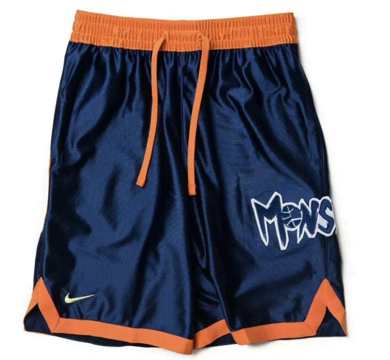NIKE Boys LEBRON James X MONSTARS Blue Orange Space Jam 2 SHORTS Boys Size XL