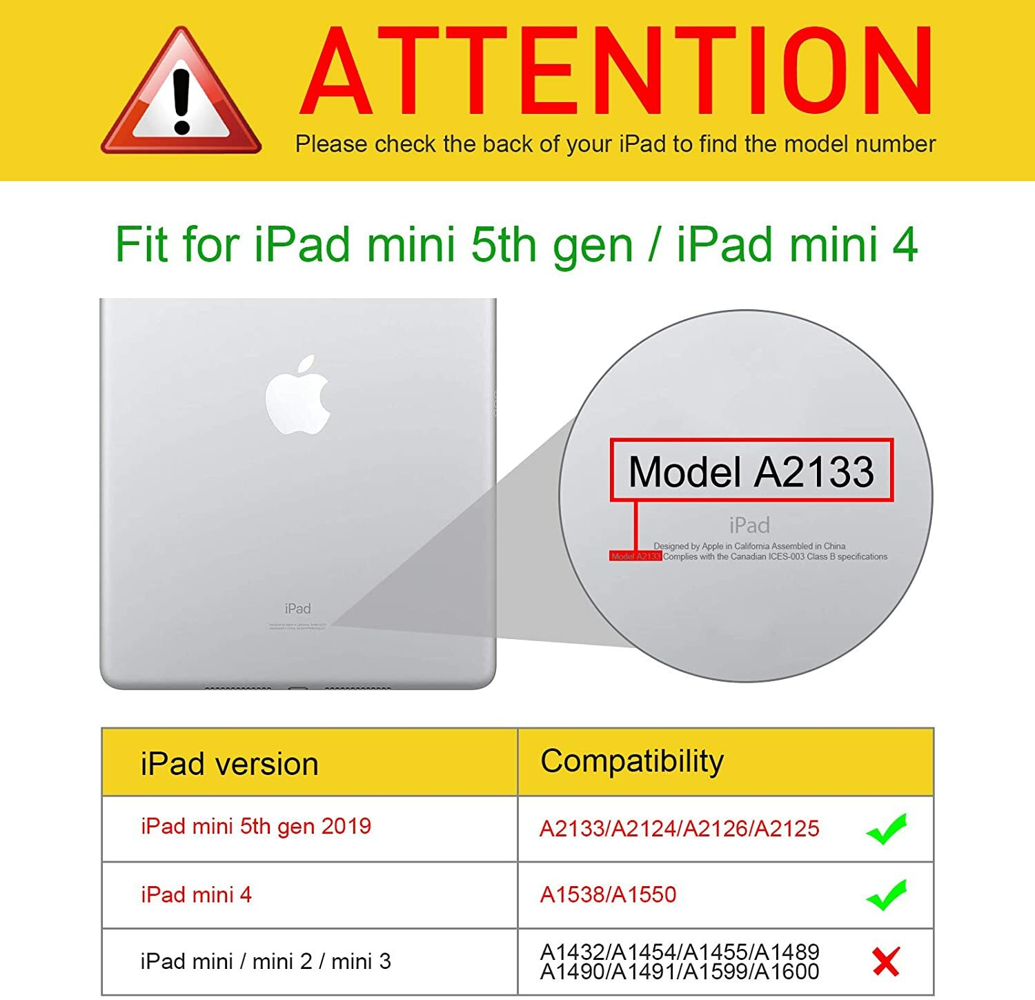 For Apple iPad Mini 4 7.9 inch Tablet Multi-Angle Case Cover Stand Wake / Sleep