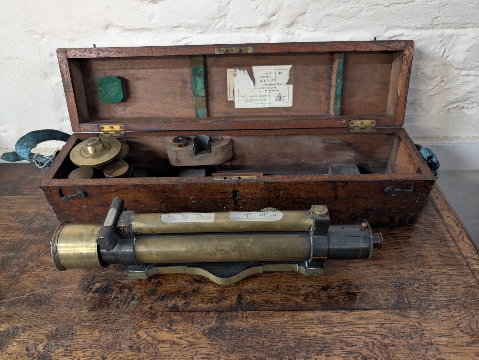Antique J & W E Archbatt Good Quality Surveying Theodolite