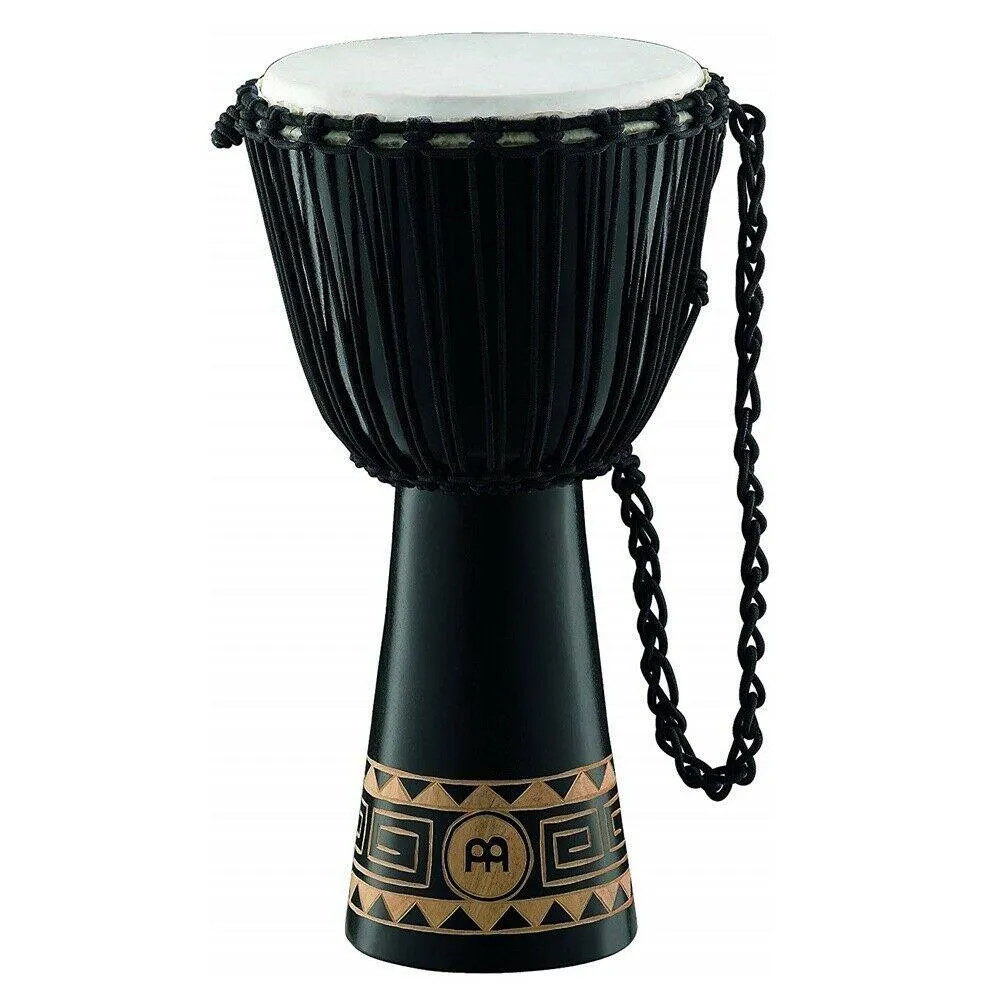 Meinl Percussion Djembe Mahogany Wood 10" Medium  Rope Tuned