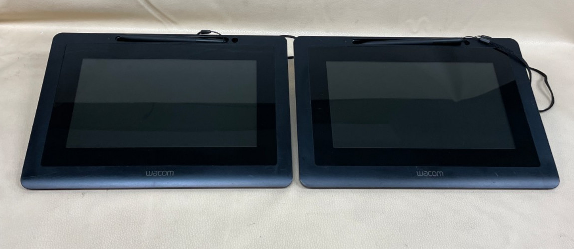 Lot of 2 Wacom Interactive Pen Display DTU-1031X USB LCD Graphics Tablet
