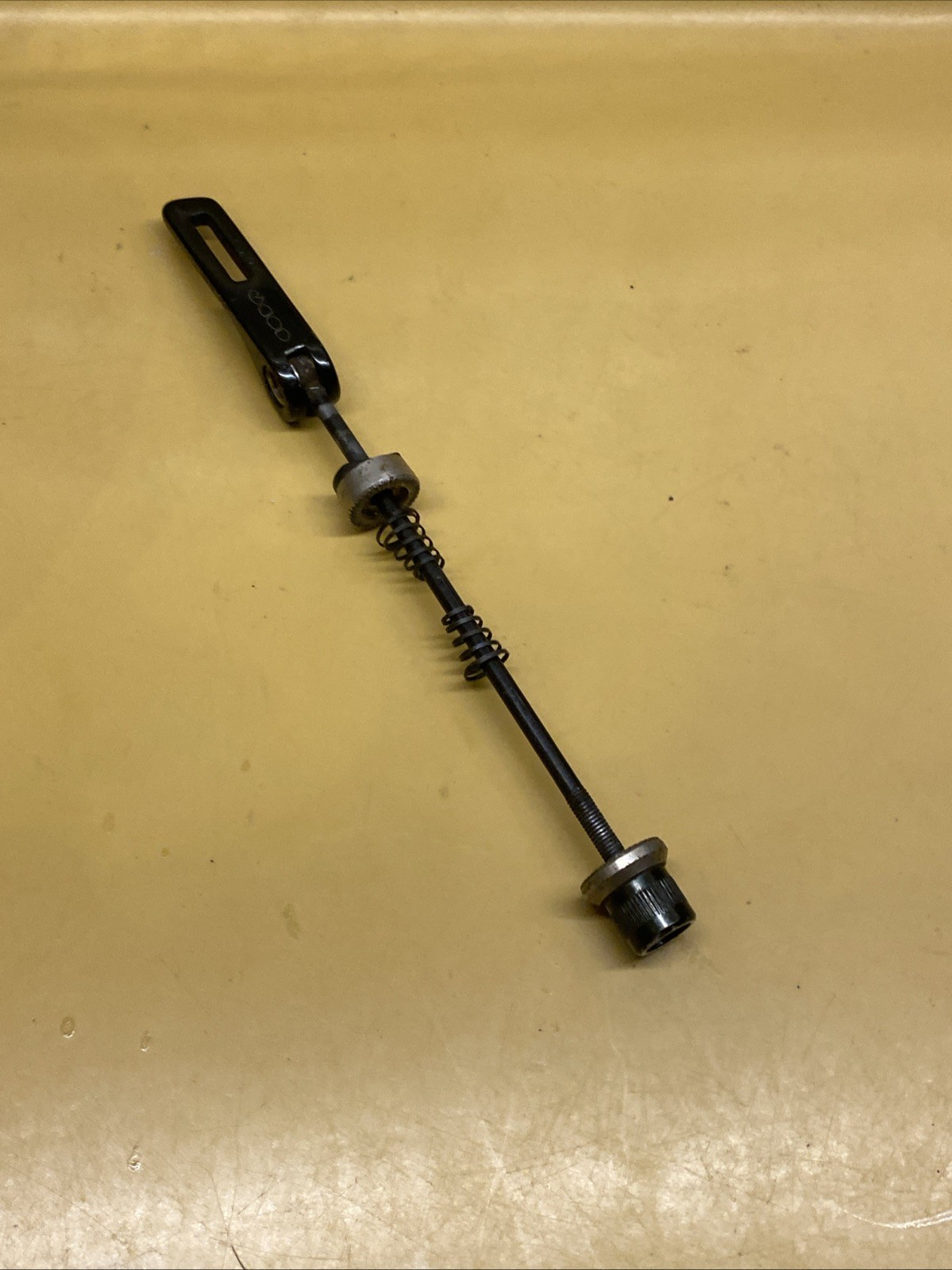 Black Cannodale Coda Front 100mm Steel Spindle Quick Release Skewer
