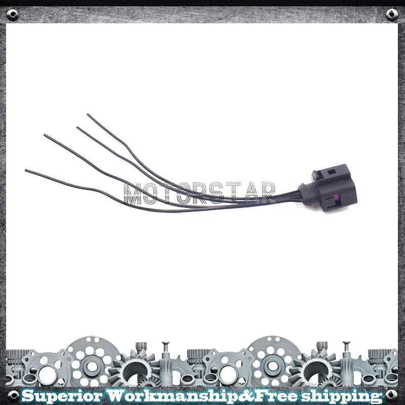 Qty1 Flat Contact Housing with 4-Pin For VW Audi Q7 A3 A4 S4 A6 S6 A7 A8 R8