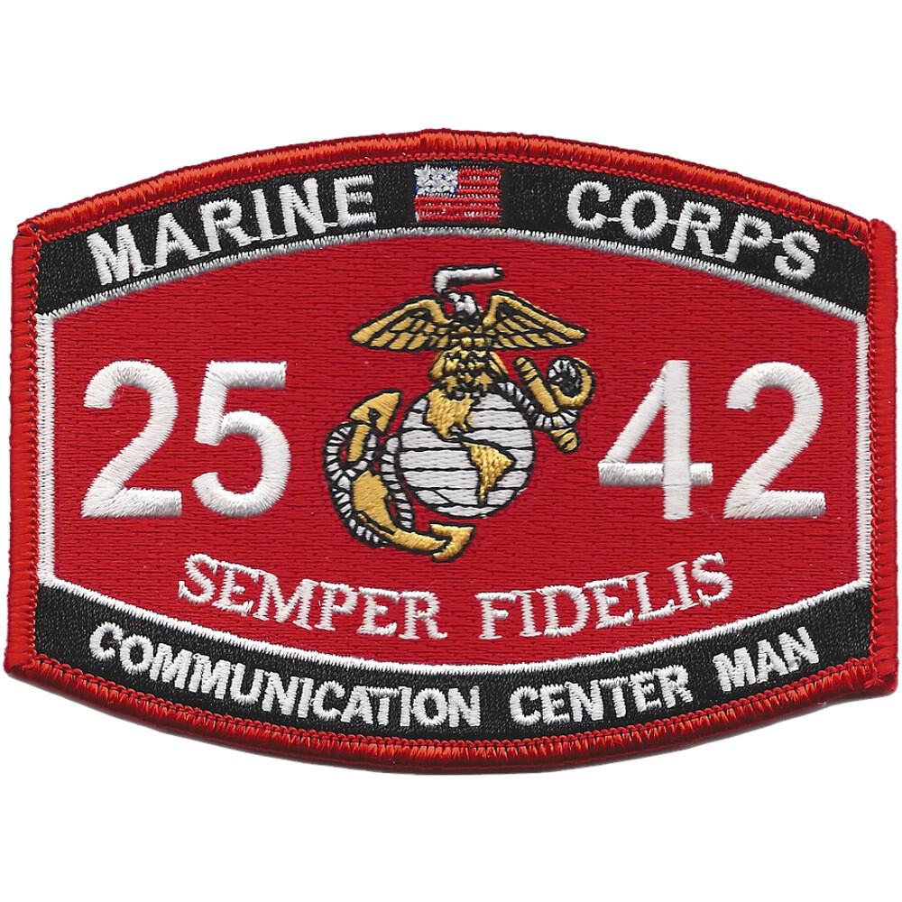 Communication Center Man 2542 MOS Patch