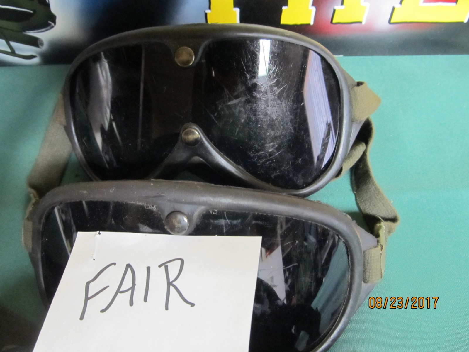 US Army SUN WIND DUST Goggles Ballistic Safety VERY GOOD / Fair OR Poor