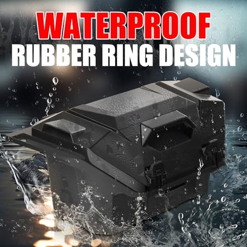 UTV Rear Cargo Storage Box for Polaris RZR PRO XP/XP4, Water Resistant 42QT
