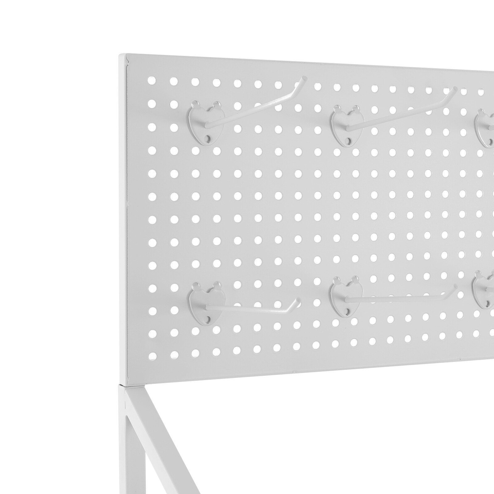 Snack Rack Stand with Hooks 4 Tier Retail Display Rack Snack Display Organizer