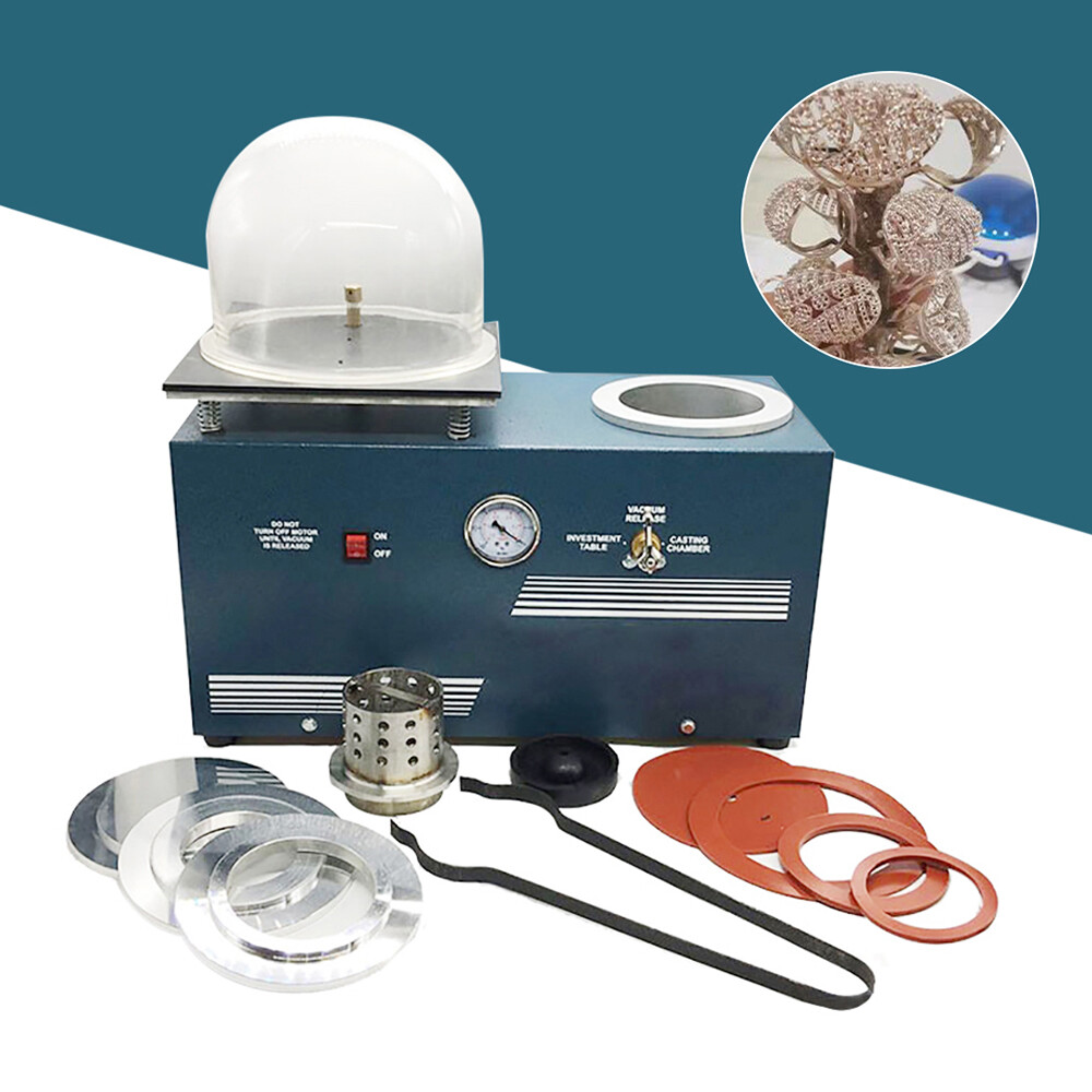 Jewelry Lost Wax Cast Combination Vacuum Investing Casting Investment Machine