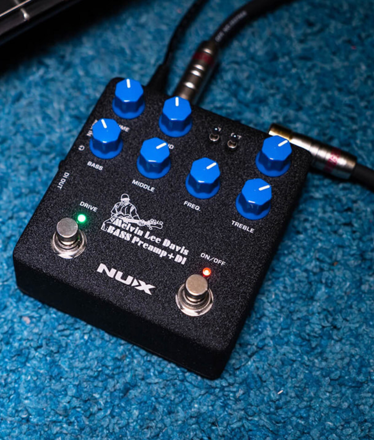 NUX NBP-5 Melvin Lee Davis Signature Bass Preamp and DI Pedal- Brand New!