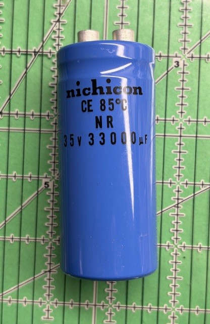 33000uF  35v Nichicon Screw top Capacitor LNR1V333MSE 85'c New Electrolytic