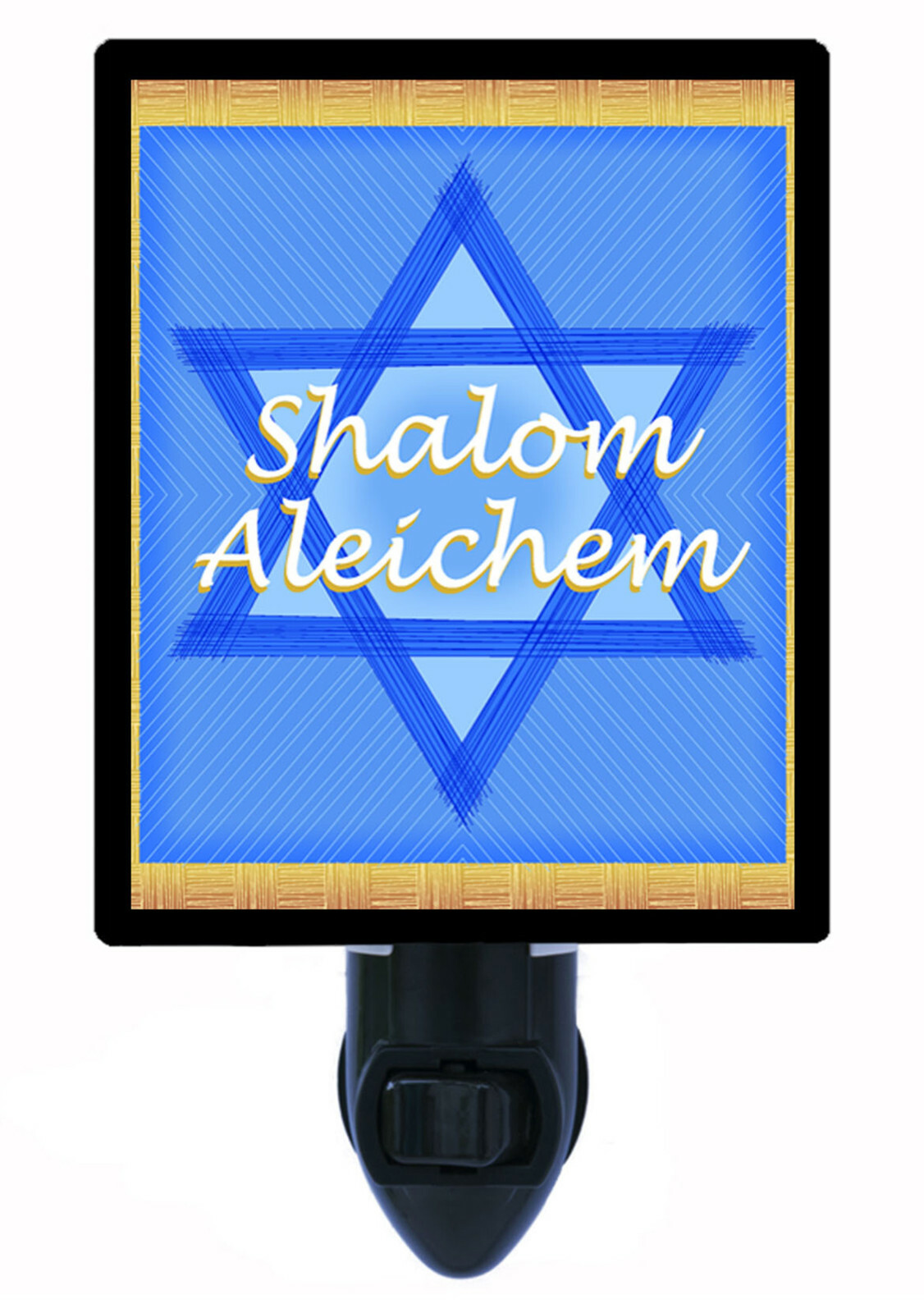 Jewish Decorative Photo Night Light, Shalom