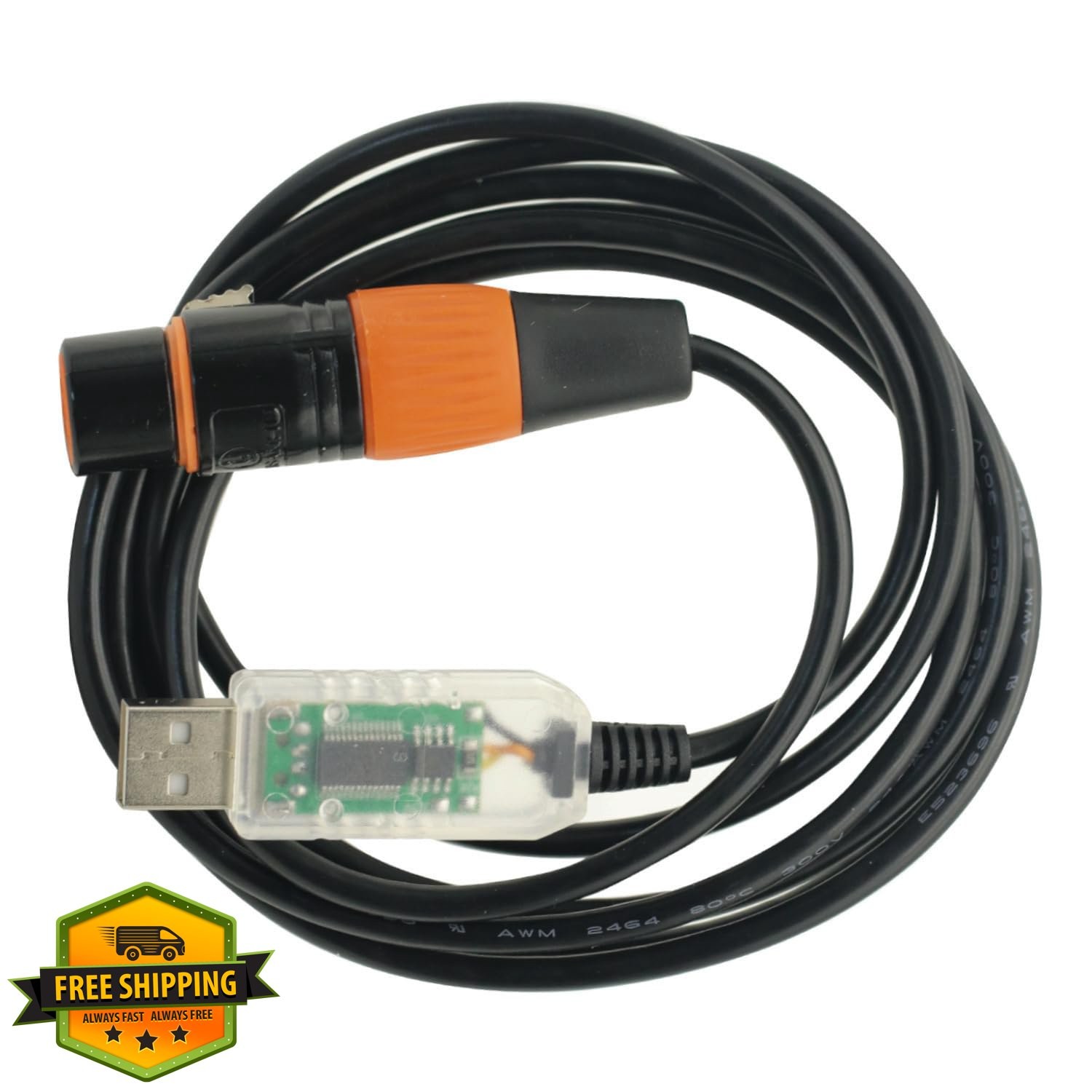 USB to DMX Interface Adapter Cable FT232 Stage Light