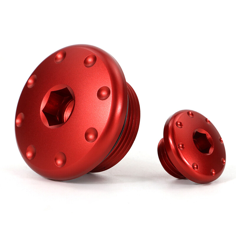 Motorcycle Engine Plug Aftermarket Fit For HONDA CRF300L Rally/ABS 2021-2022 Red