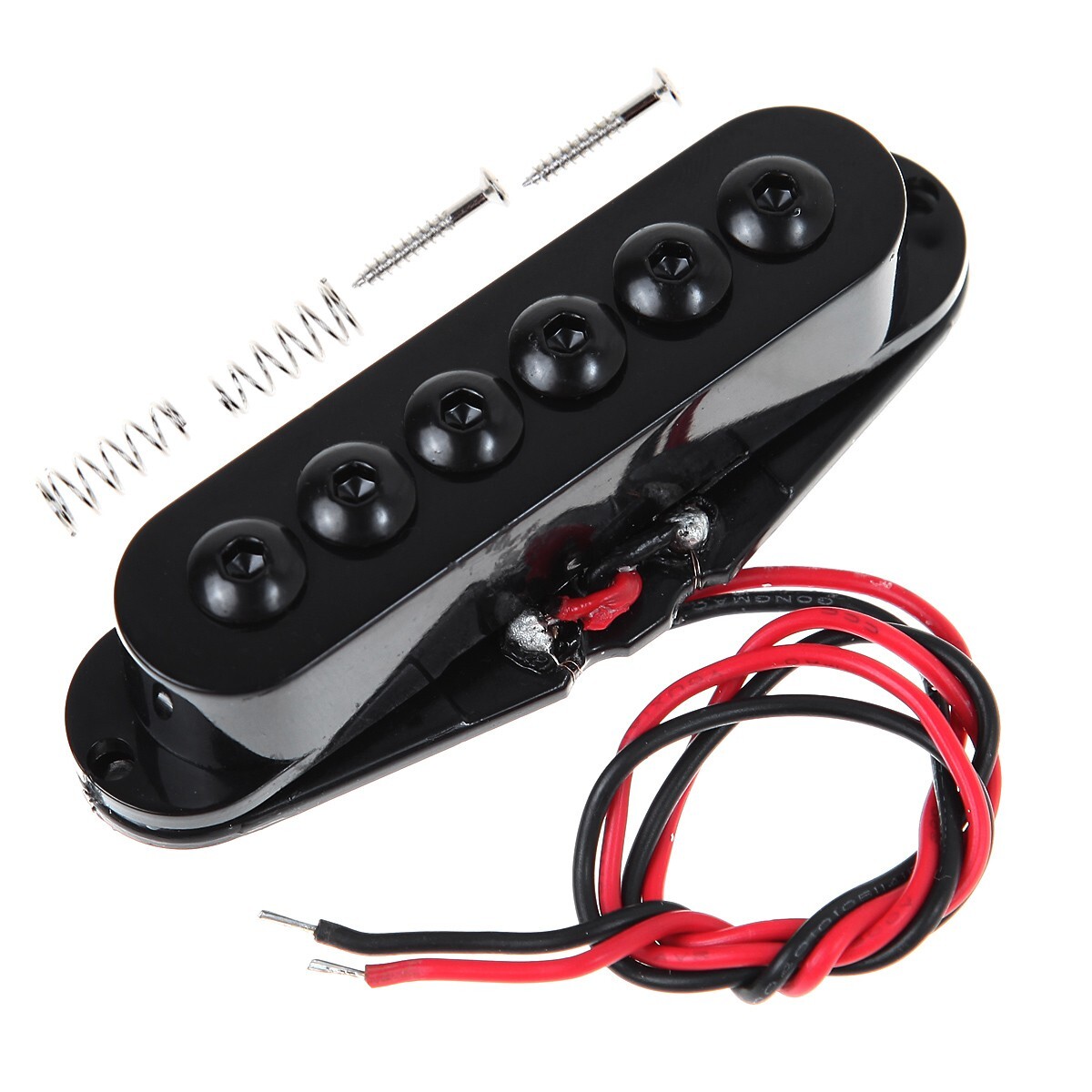 Invader Type Black Electric Guitar Single Coil Neck Pickup For Strat Squier