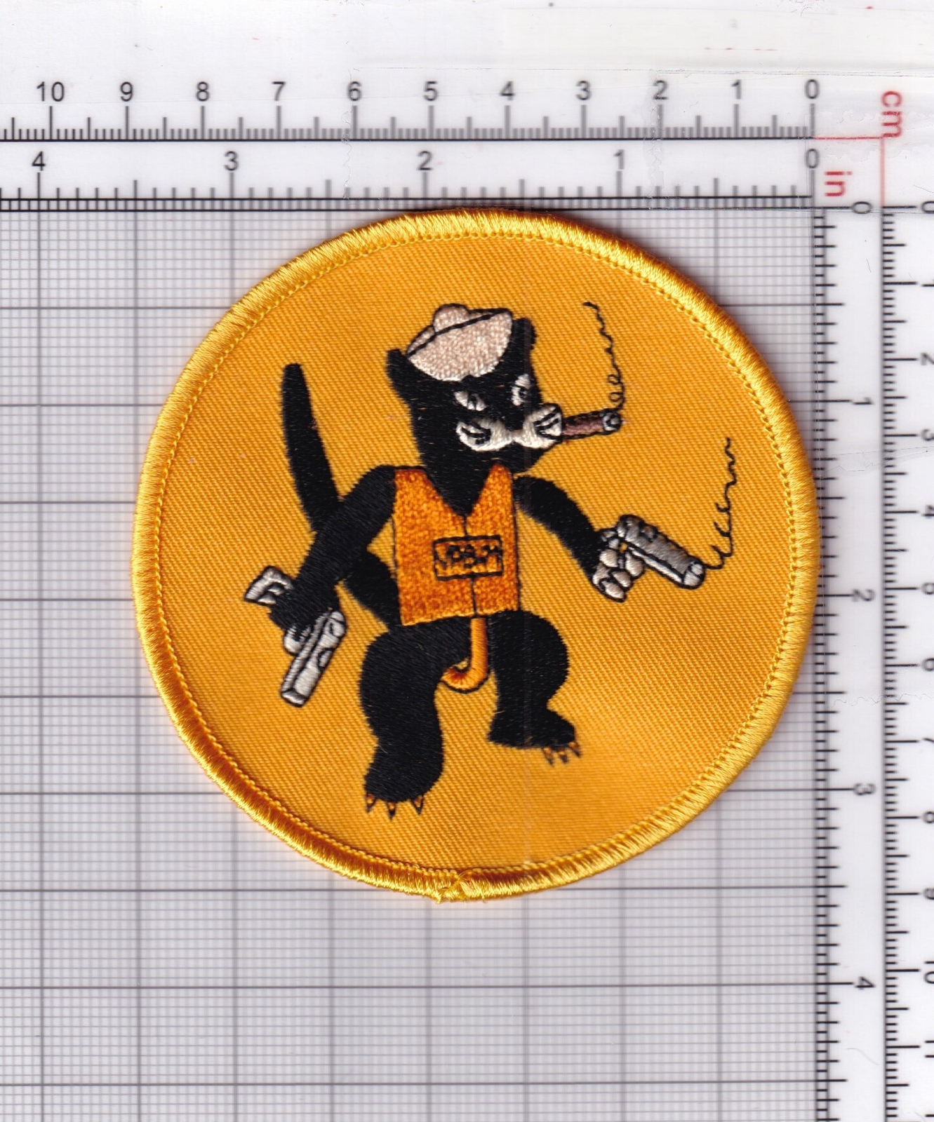 VP-VPB-71 Black Cats Patch – Sew On, 3.5"