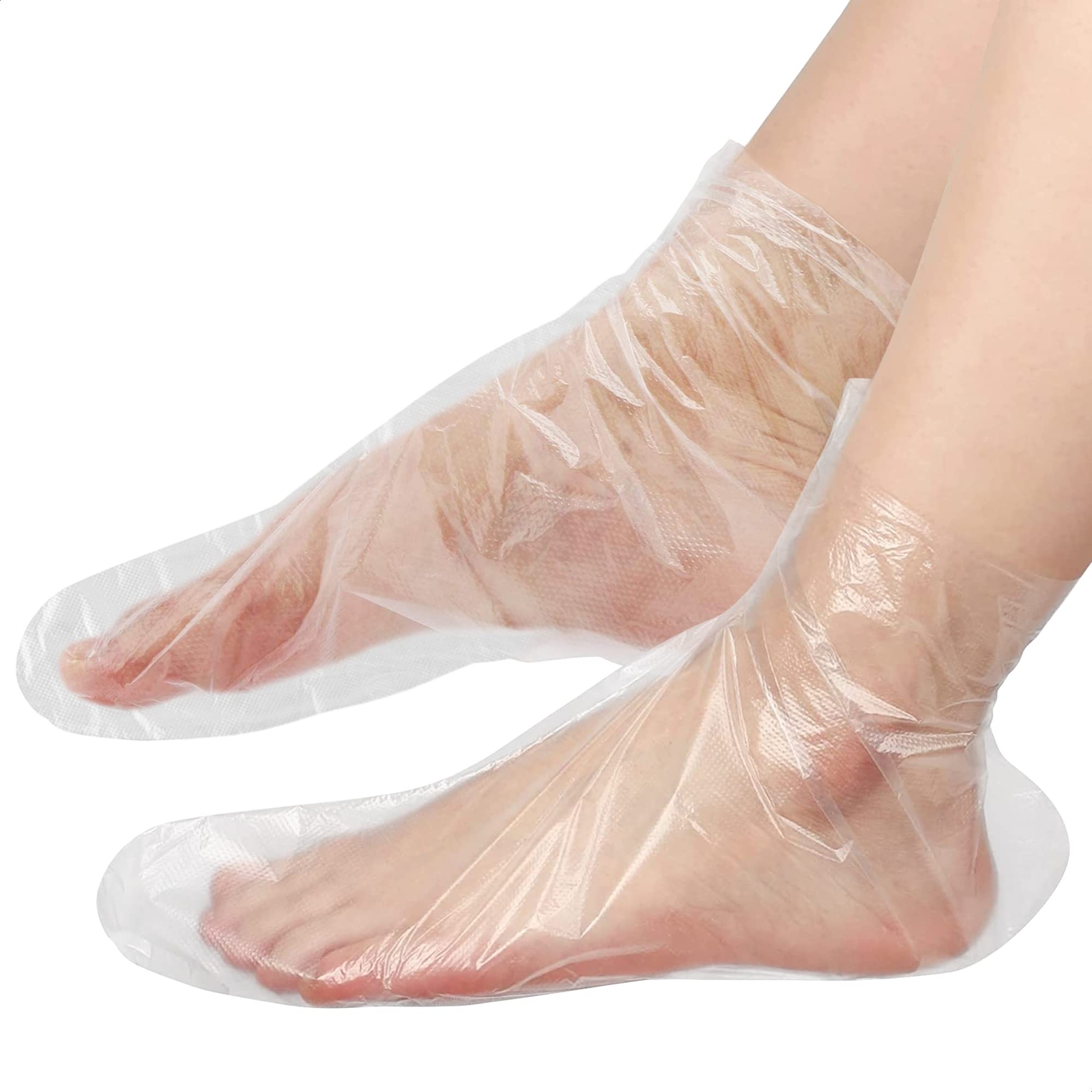 200Pcs Disposable Feet Covers Moisturizer Socks Paraffin Foot Moisturizing Socks