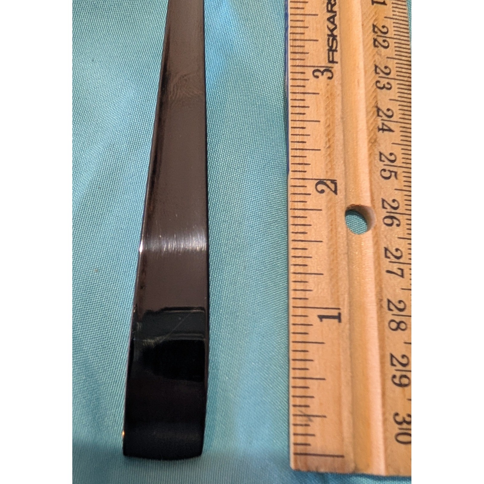 8 larger Black Spoons 7" x 1.5" New