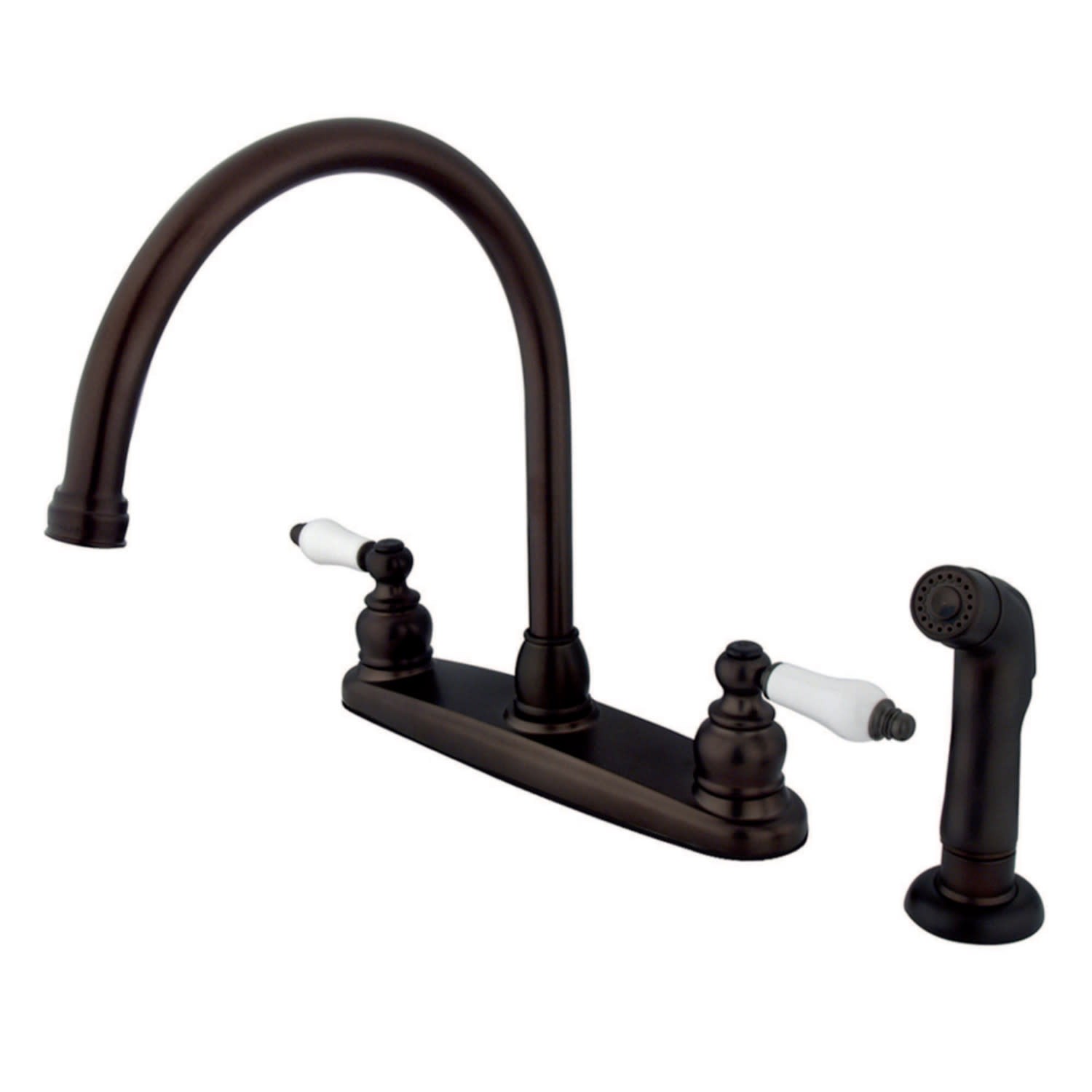 Kingston Brass KB72.SP Vintage 1.8 GPM Standard Kitchen Faucet - - Bronze