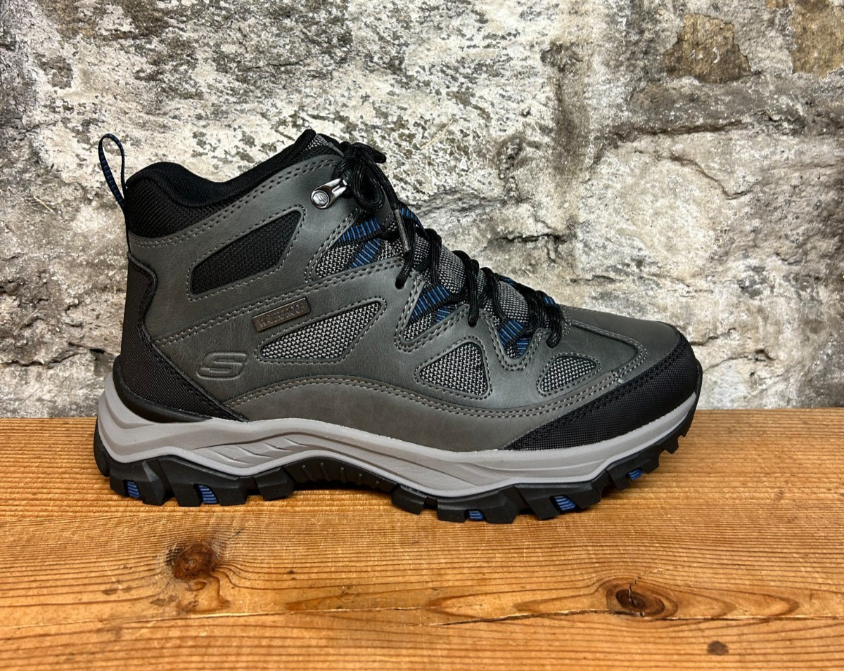 SKECHERS RICKTER-BODINE 204911 WATERPROOF HIKING BOOT GRAY NEW IN BOX