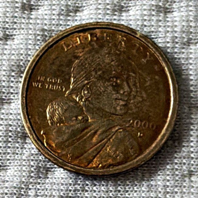 2000-P Sacagawea Native American $1 Coin Business Strike Philadelphia Mint