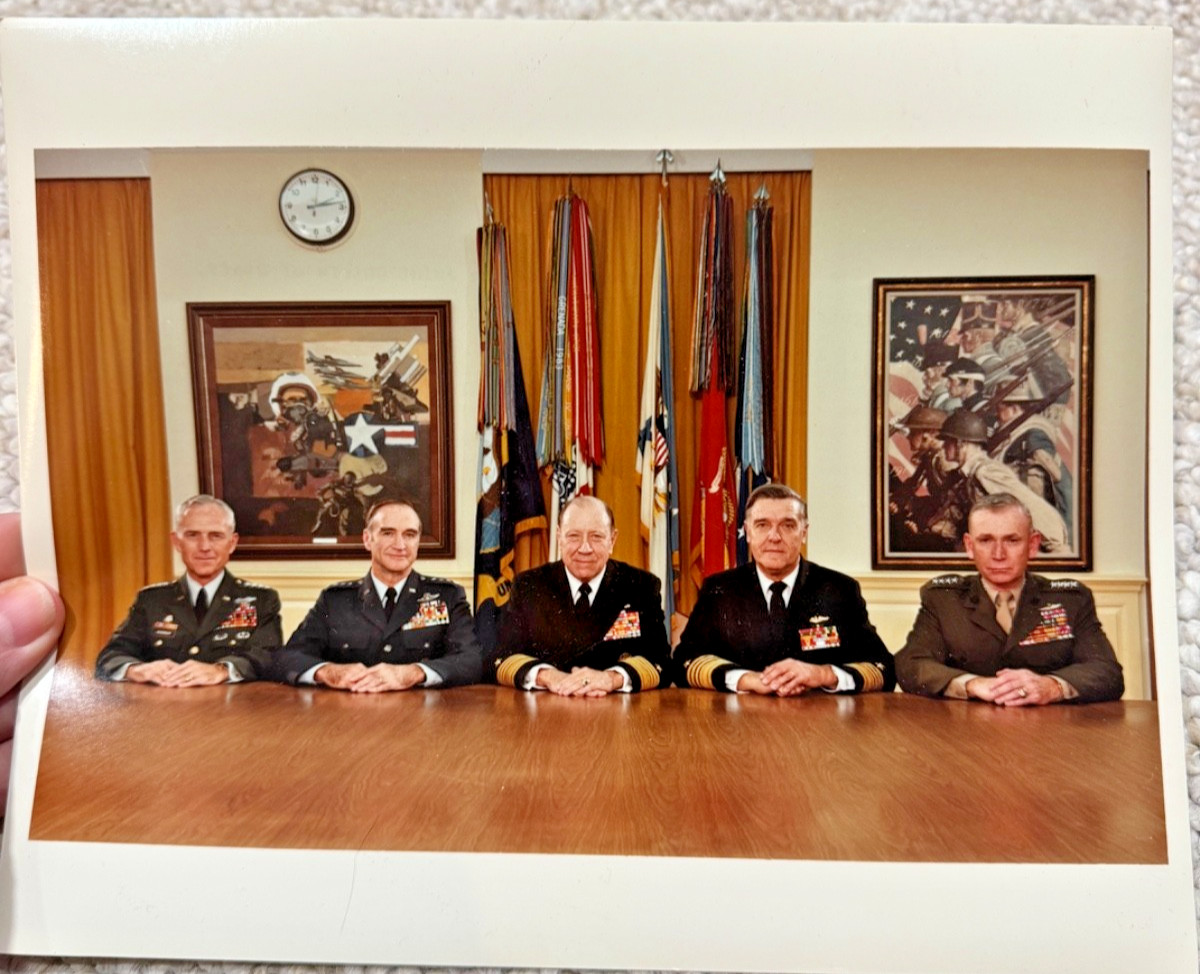 FREE SHIP! 1985 Joint Chief of Staff Official DOD Photograph 8x10 Pentagon