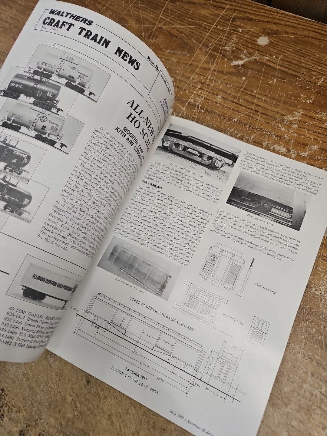 Vintage Mainline Modeler Magazine May 1991