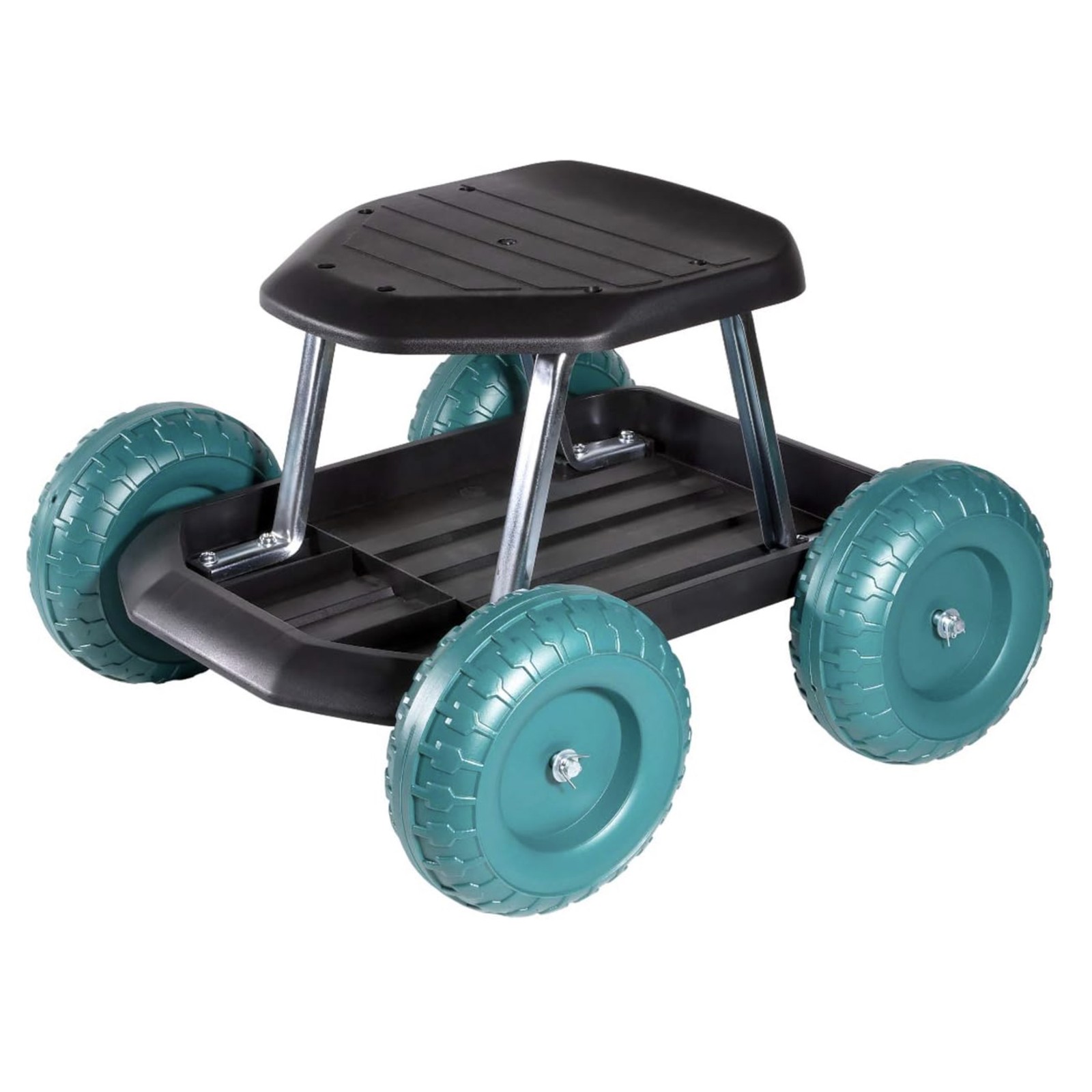 Drip Depot Rolling Garden Cart with Seat
