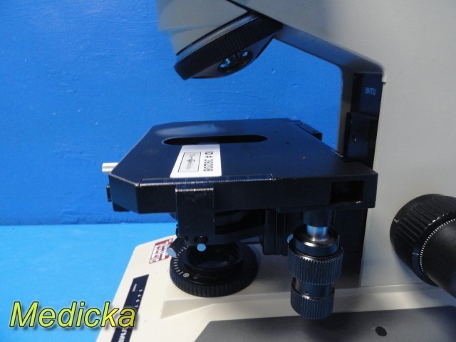 Olympus BH-2 Lab Microscope w/ Trinocular Head, 3 Objectives, Stage ~ 39208