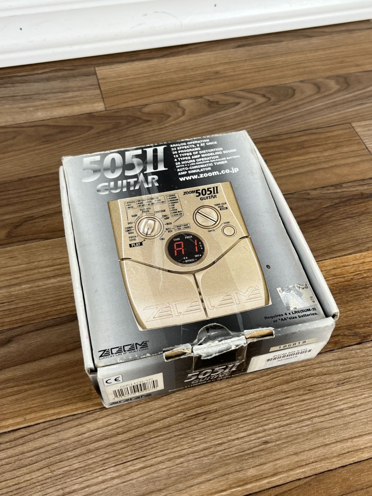 Zoom 505II 505 II Guitar Pedal - Multi Effect Processor pedal No Cable