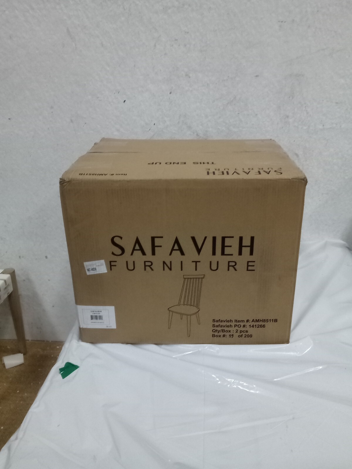 Safavieh BURRIS SIDE CHAIR, Reduced Price 2172724482 AMH8511B