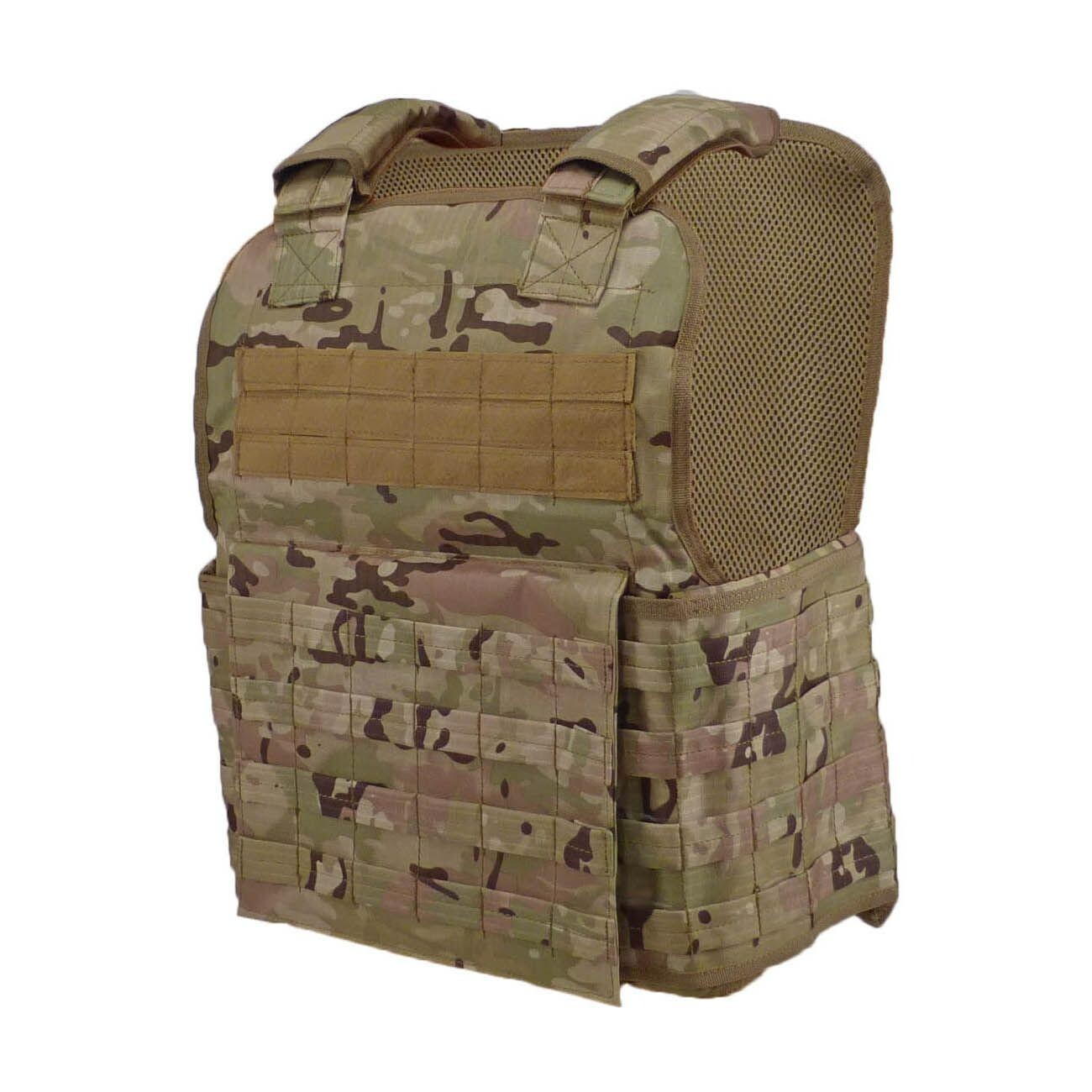 Camo TSG Muircat Plate Carrier for Body Armor 10x12 or 11x14 Armor Plate