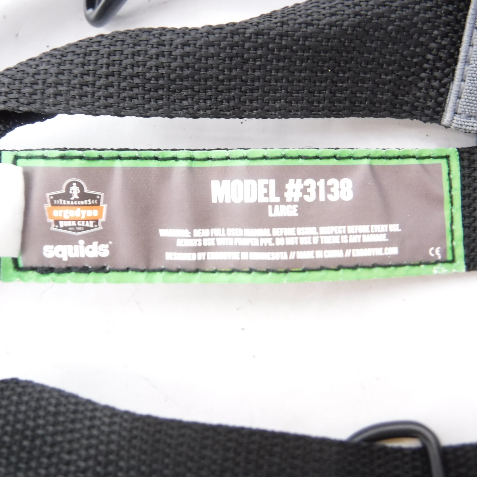 Ergodyne Squids 3138 Barcode Scanner Harness Size Large