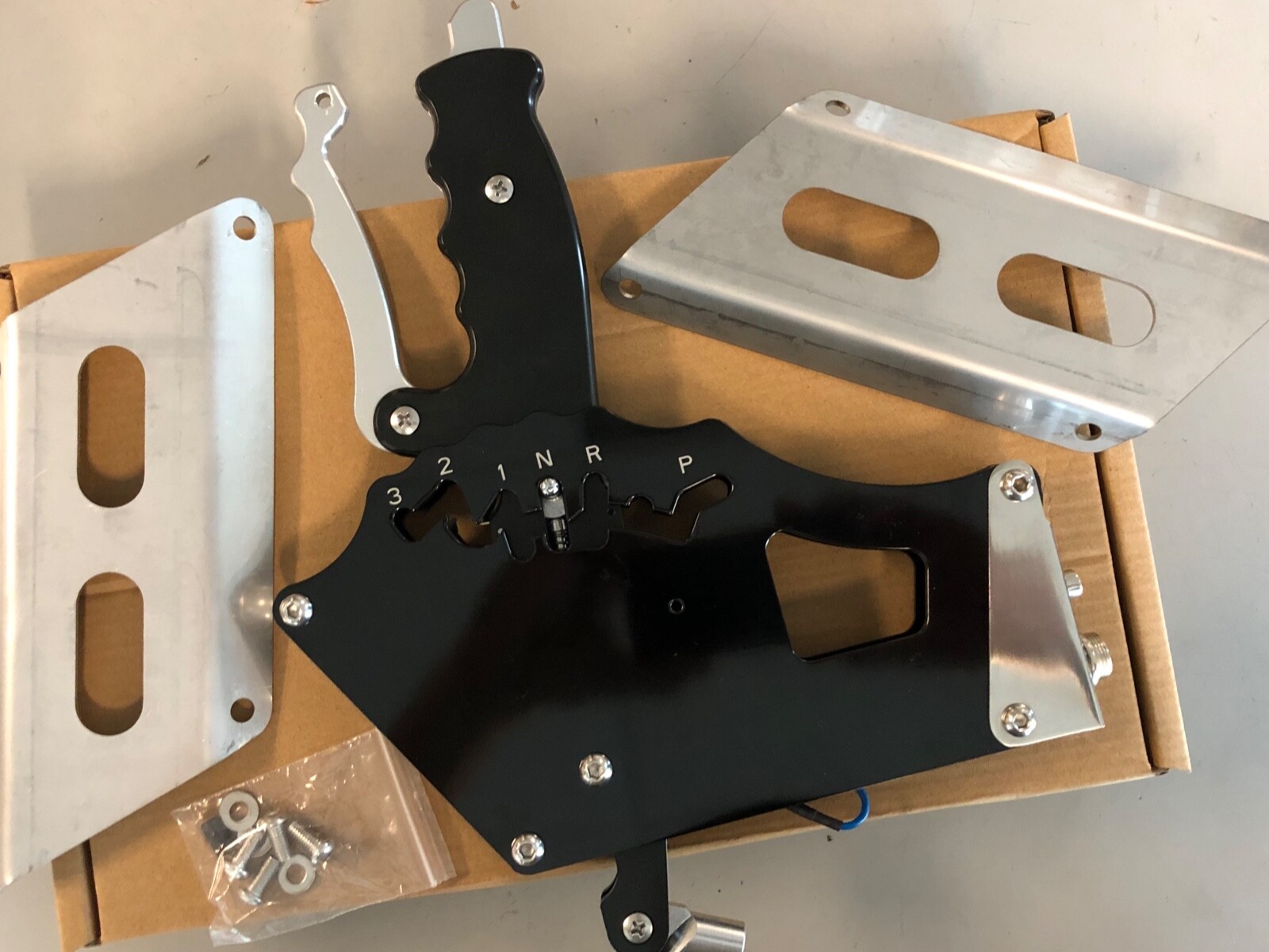 Billet Aluminum Chevy Th350 Th400 Reverse Pattern Drag Racing Shifter Kit