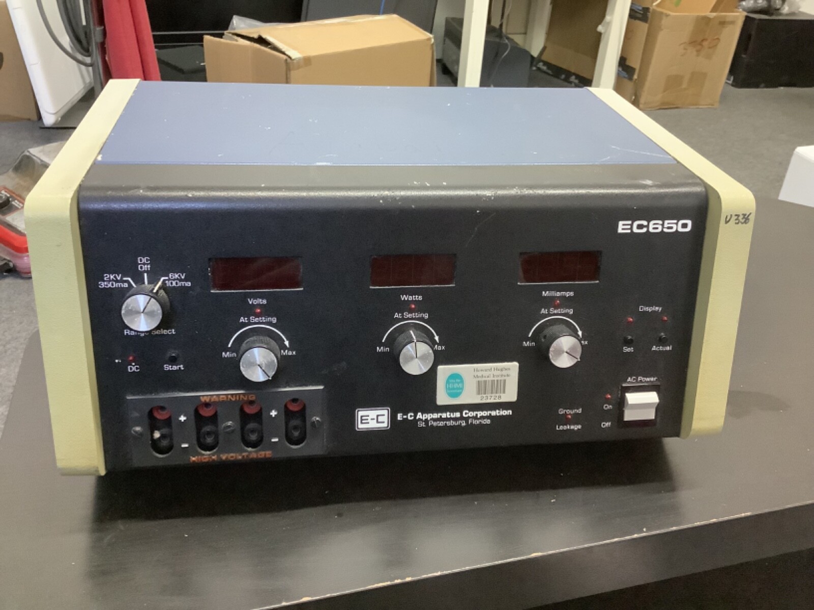 EC Apparatus E650 Electrophesis Power Supply