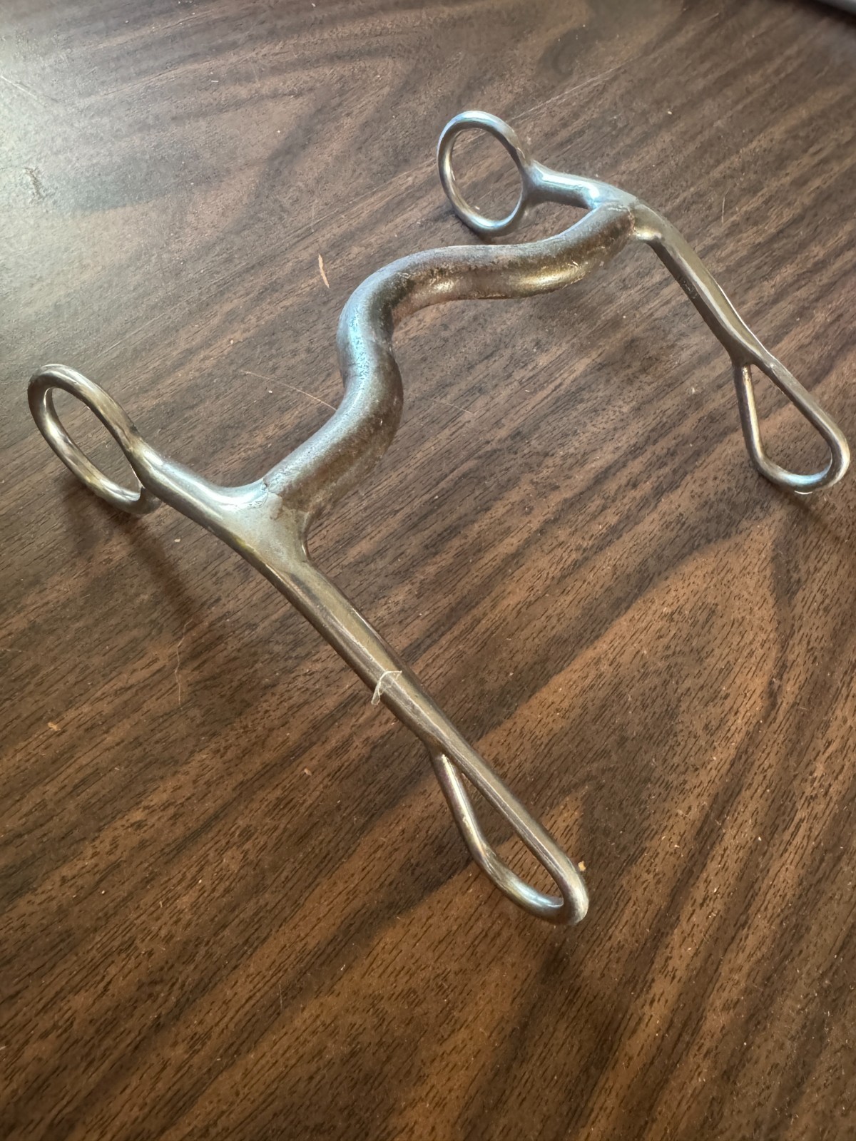 Western Curb Bit Ported Solid Mouth