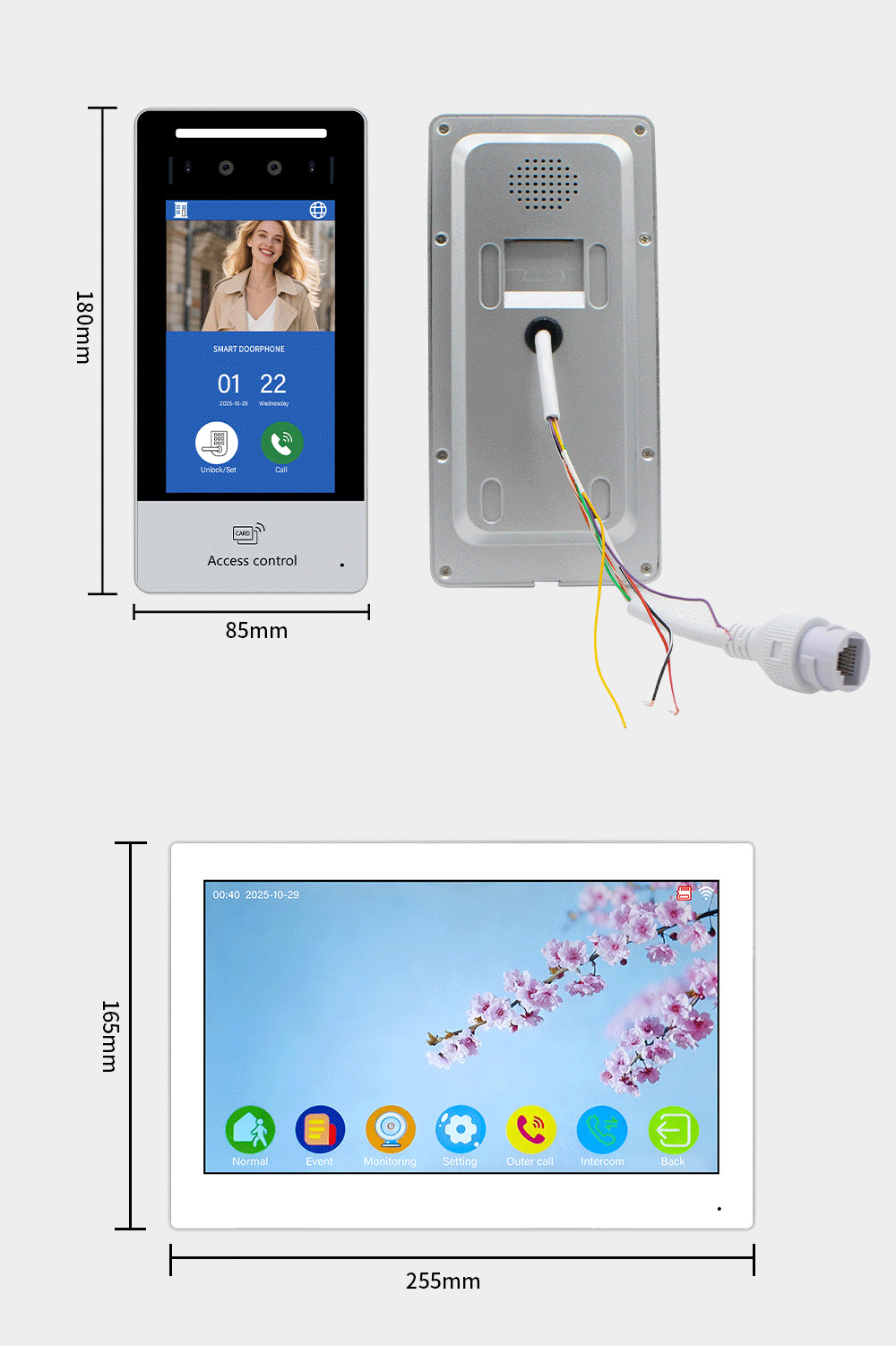Face Recognition Access Control System,1-32 Unit Apartment Video Intercom System
