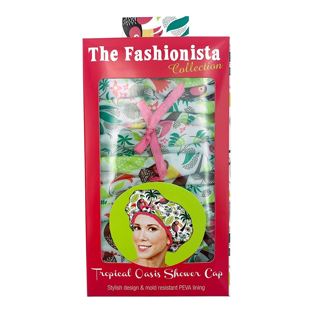 Reusable Shower Cap & Bath Cap & Lined, Oversized Waterproof Shower Caps Large
