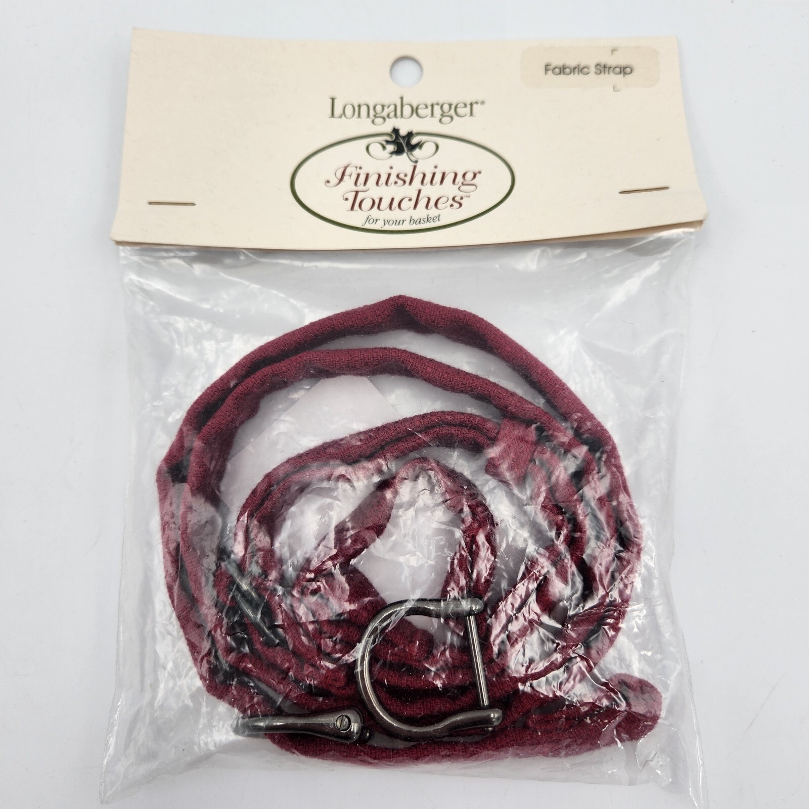 Longaberger Homestead Fabric Basket Strap Paprika 470372-000 New Sealed