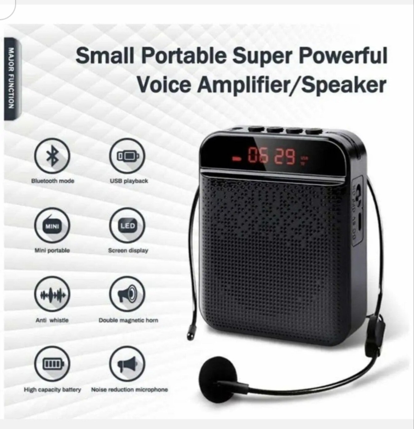 Portable Multi Media Voice Amplifier
