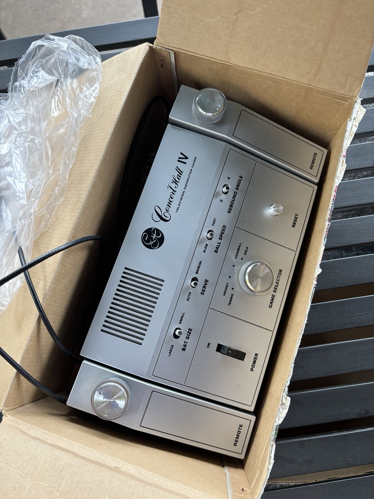 Concert Hall IV Television Computer Game Model 8800 Not Tested