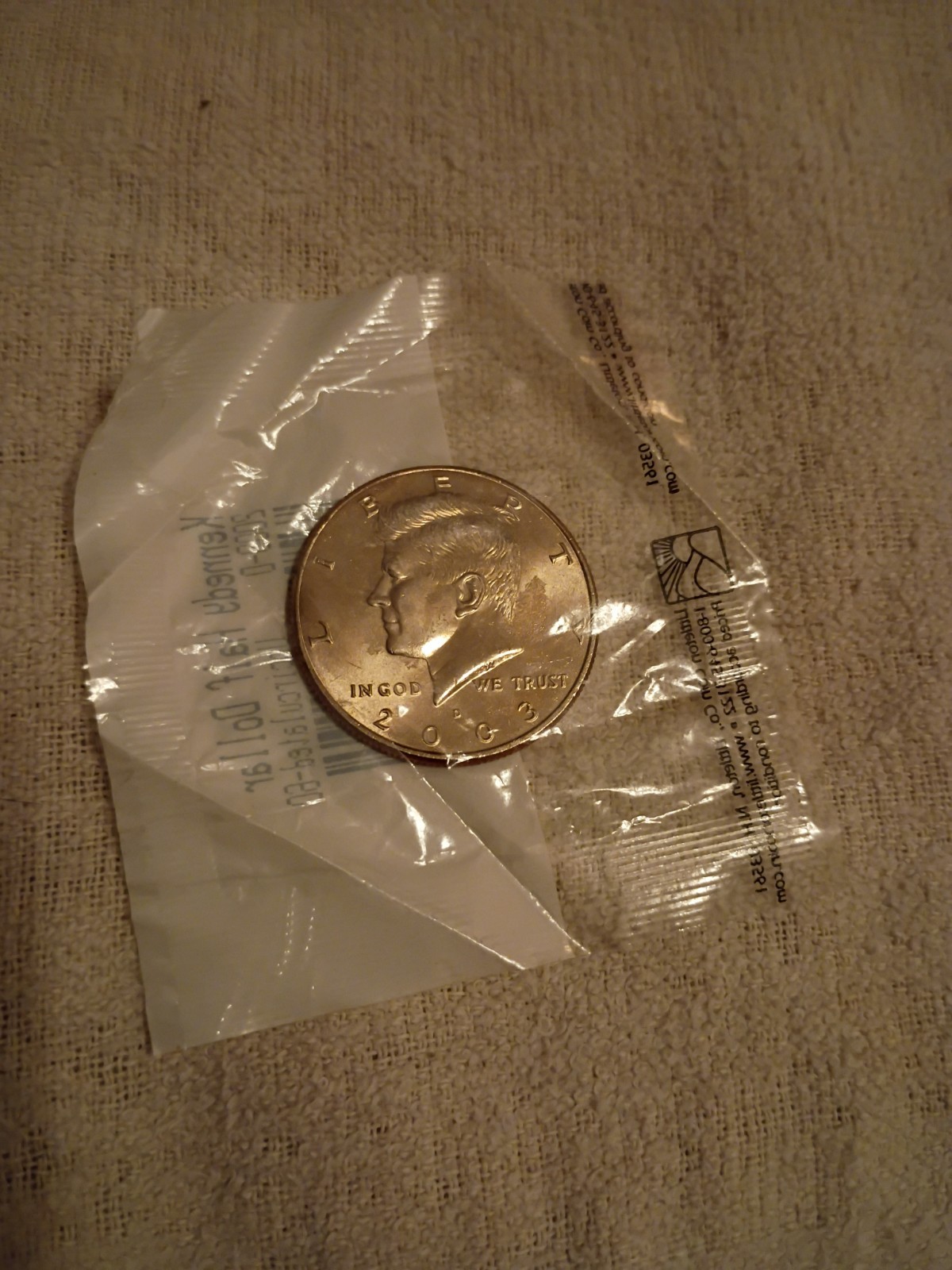 🇺🇸 2003-D Kennedy Half Dollar, Unc 60 USA.  KM# 202