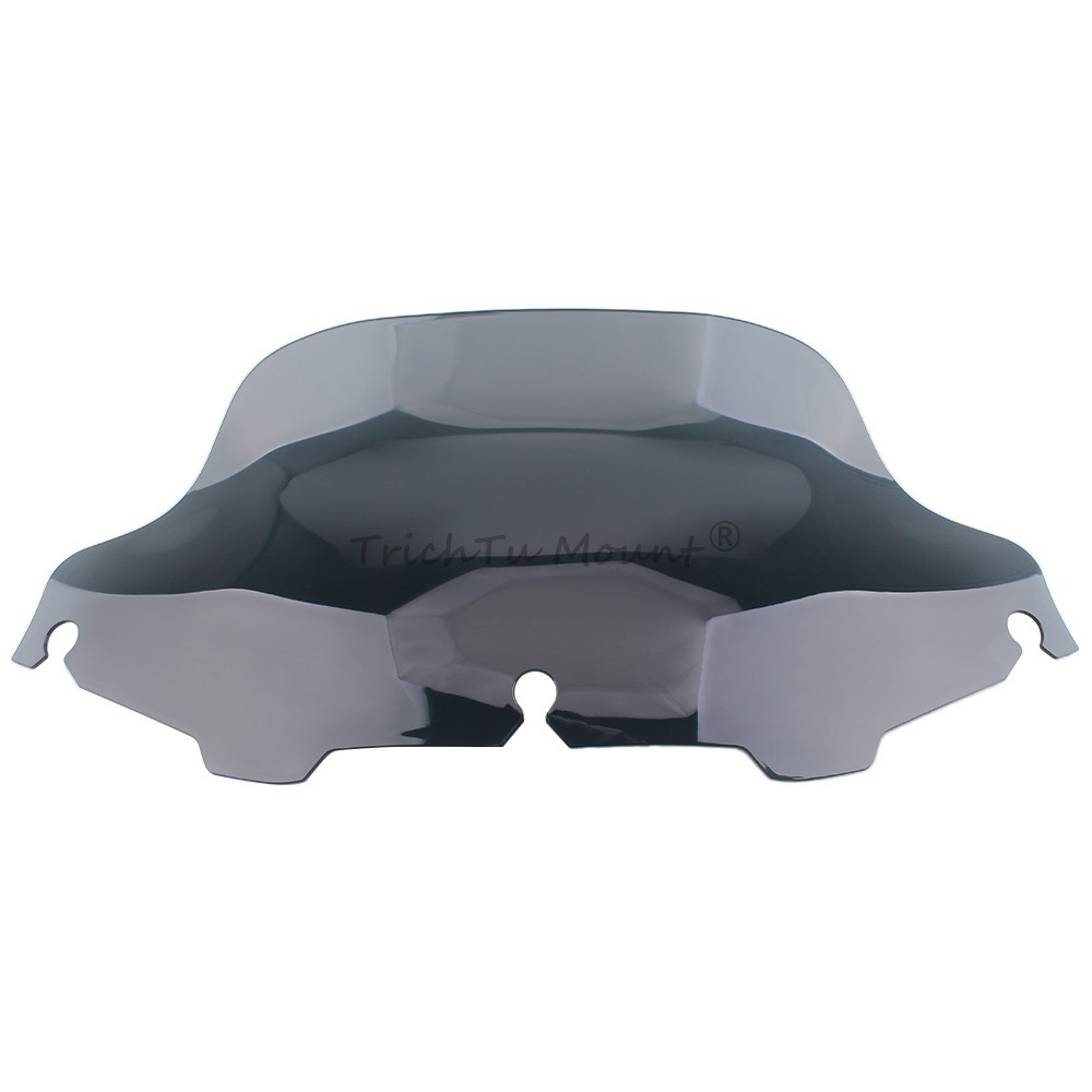 Light Gray 8" Wave Windshield Windscreen Fit for Harley Electra Glide 1996-2013