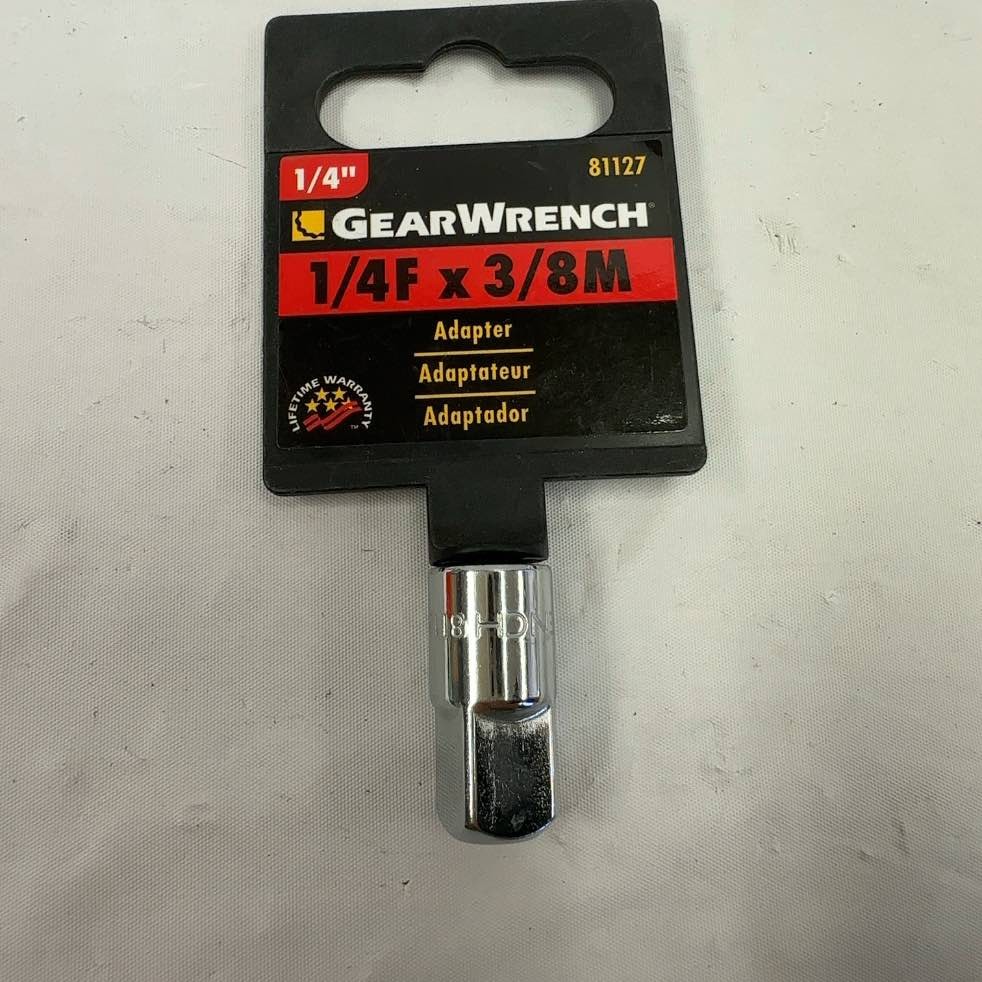 Gearwrench 81127 1/2" Drive to 3/8" Drive Socket Adapter Fits Universal