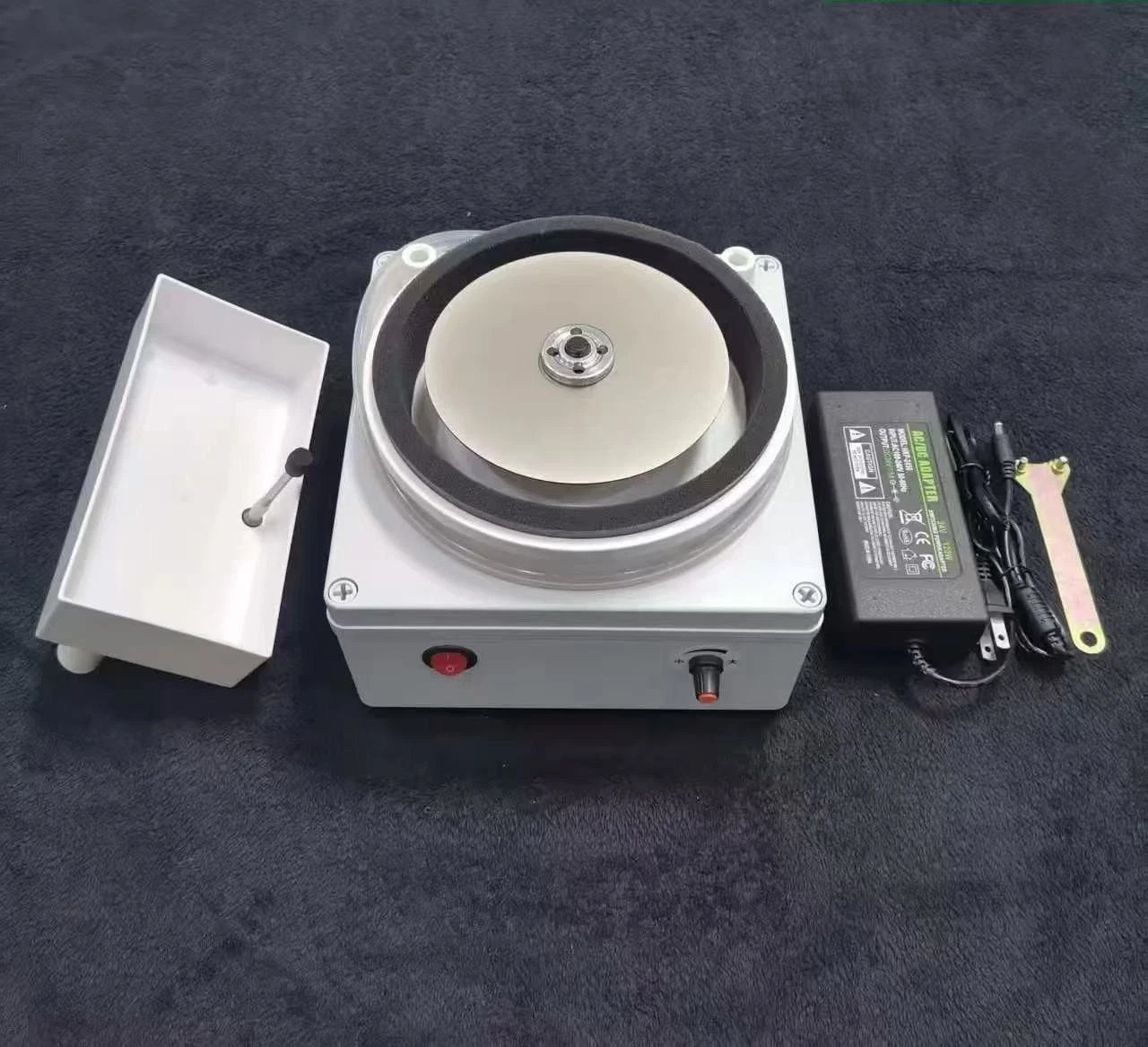 Electric Flat Grinder Water-Cooled Sharpening Machine w/ Diamond Grinding Wheel