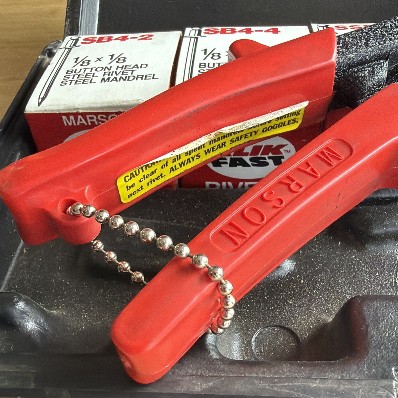 Blue Point Tools x Marson Klik Fast Hand Riveter Kit W/ Rivets HP-200A