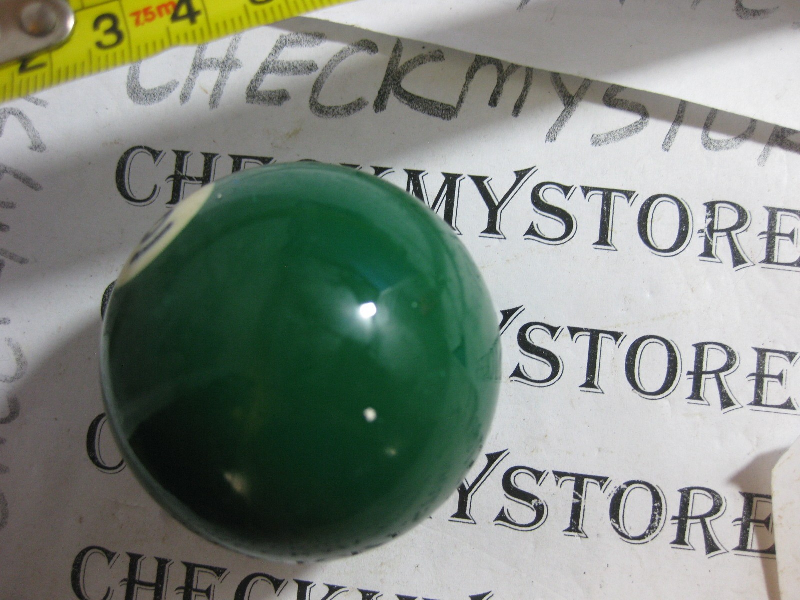 VINTAGE #6 BILLIARD BALL GENTLY USED