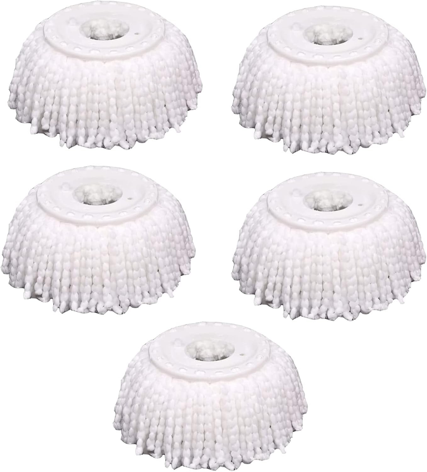 5 PCS Microfiber Replacement Mop Head Spin Mop Head Replacement 5-Pack
