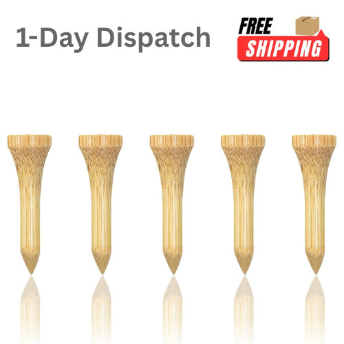 Zivisk Wooden Golf Tees 100 Count 3-1/4 2-3/4 1-1/2"